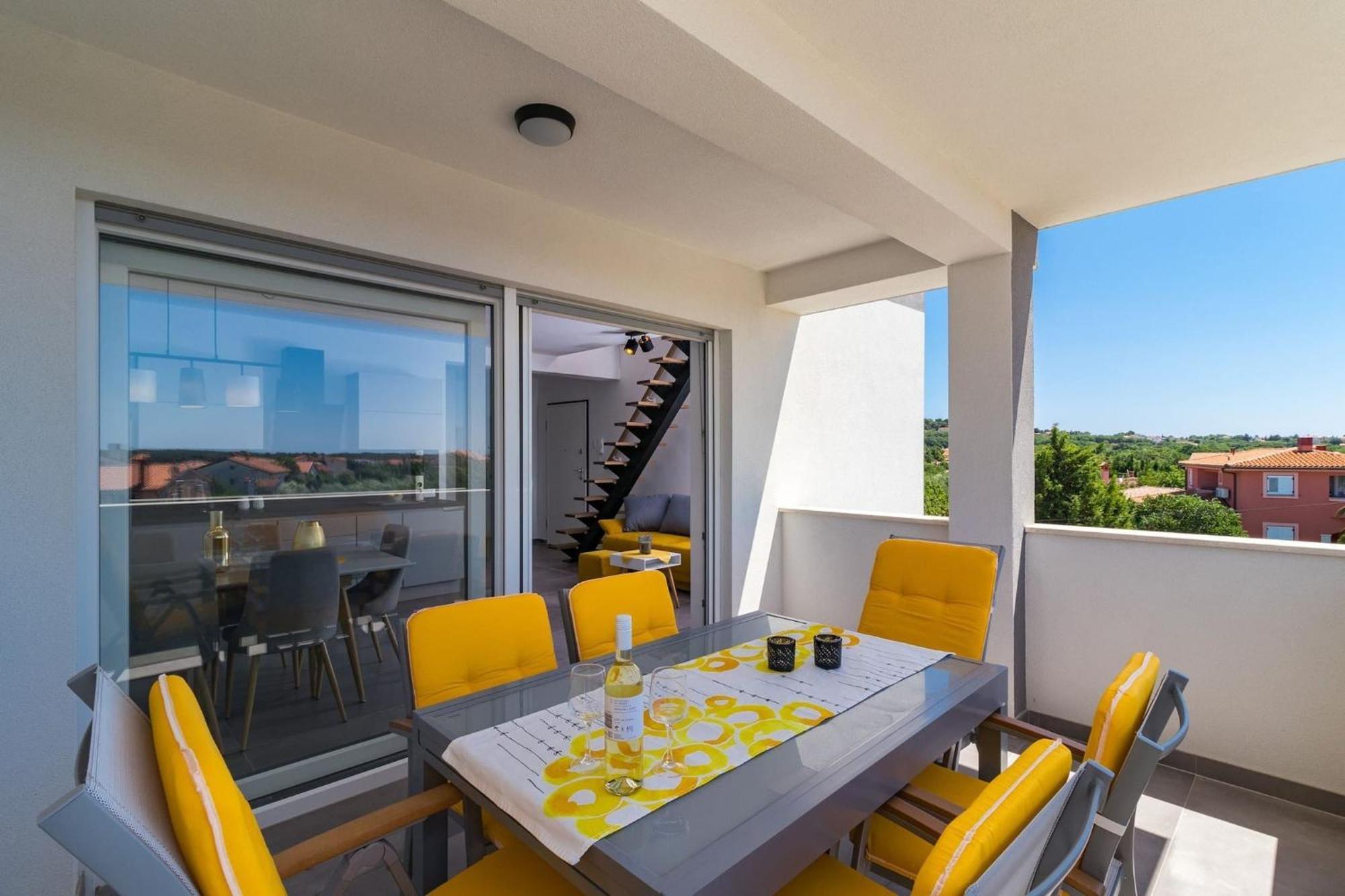 Penthouse Apartment Sax Medulin Exterior foto